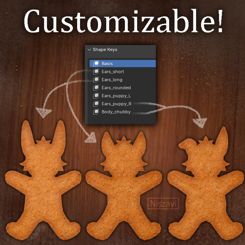 Gingerbread Cookie Fursona