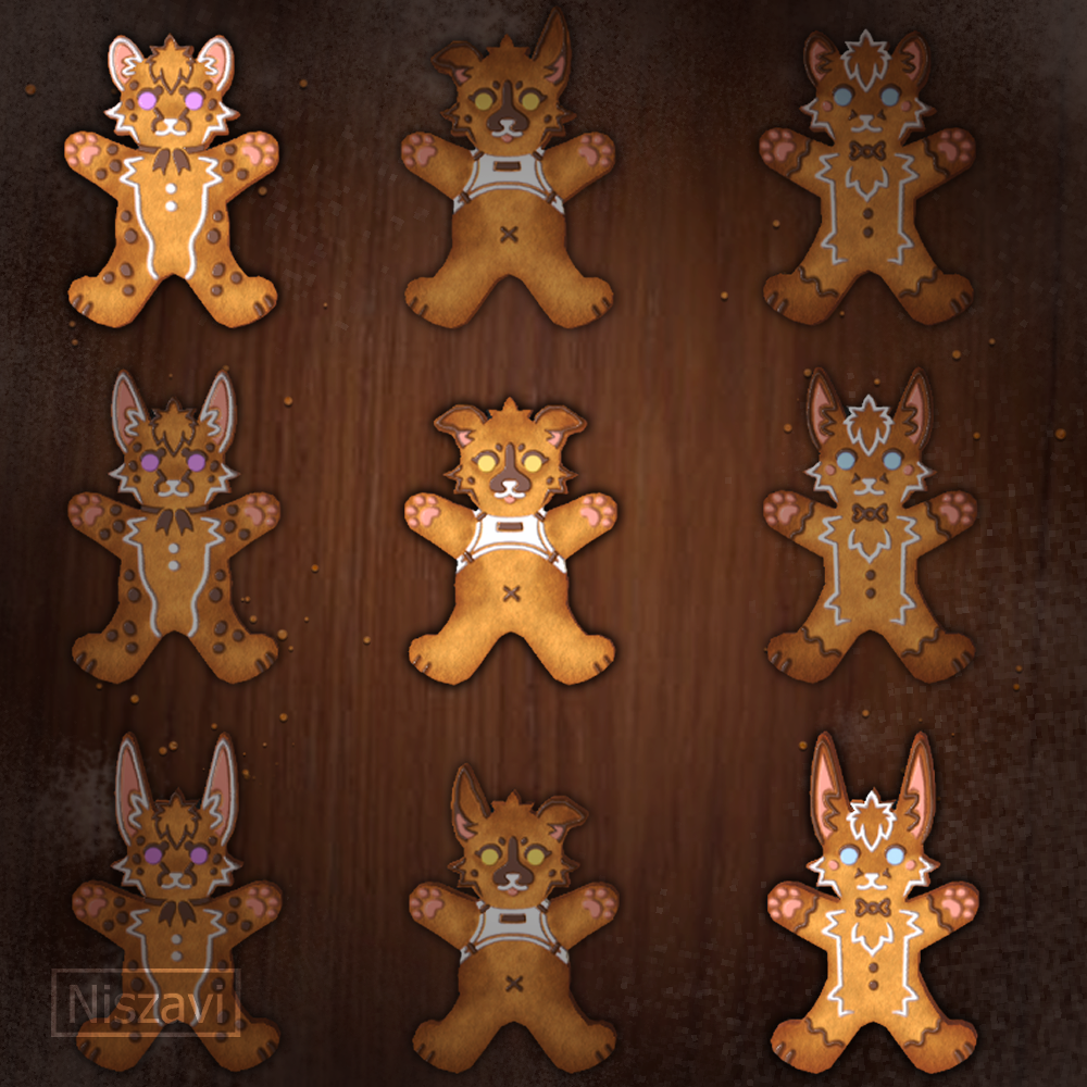 Gingerbread Cookie Fursona