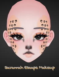 Savannah Escape Makeup - chihiro head