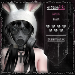 bunny mask hair