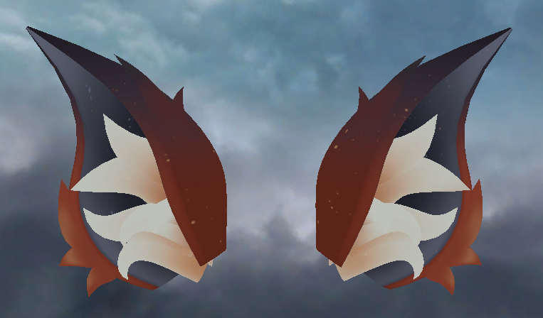 ✧Stylized Wolf Ears // VRCHAT ASSET ✧