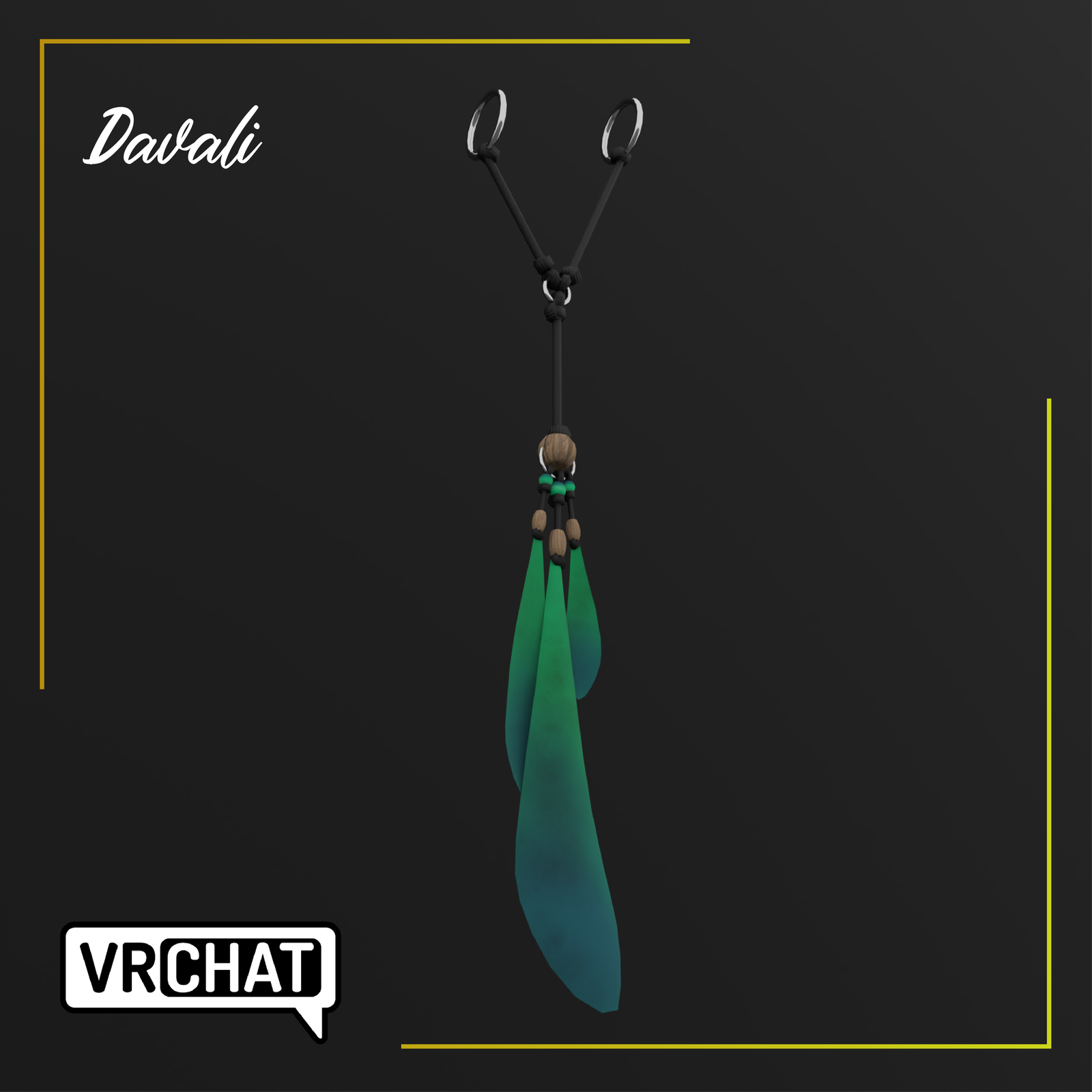 ✦ Earrings Feathers Davali ✦