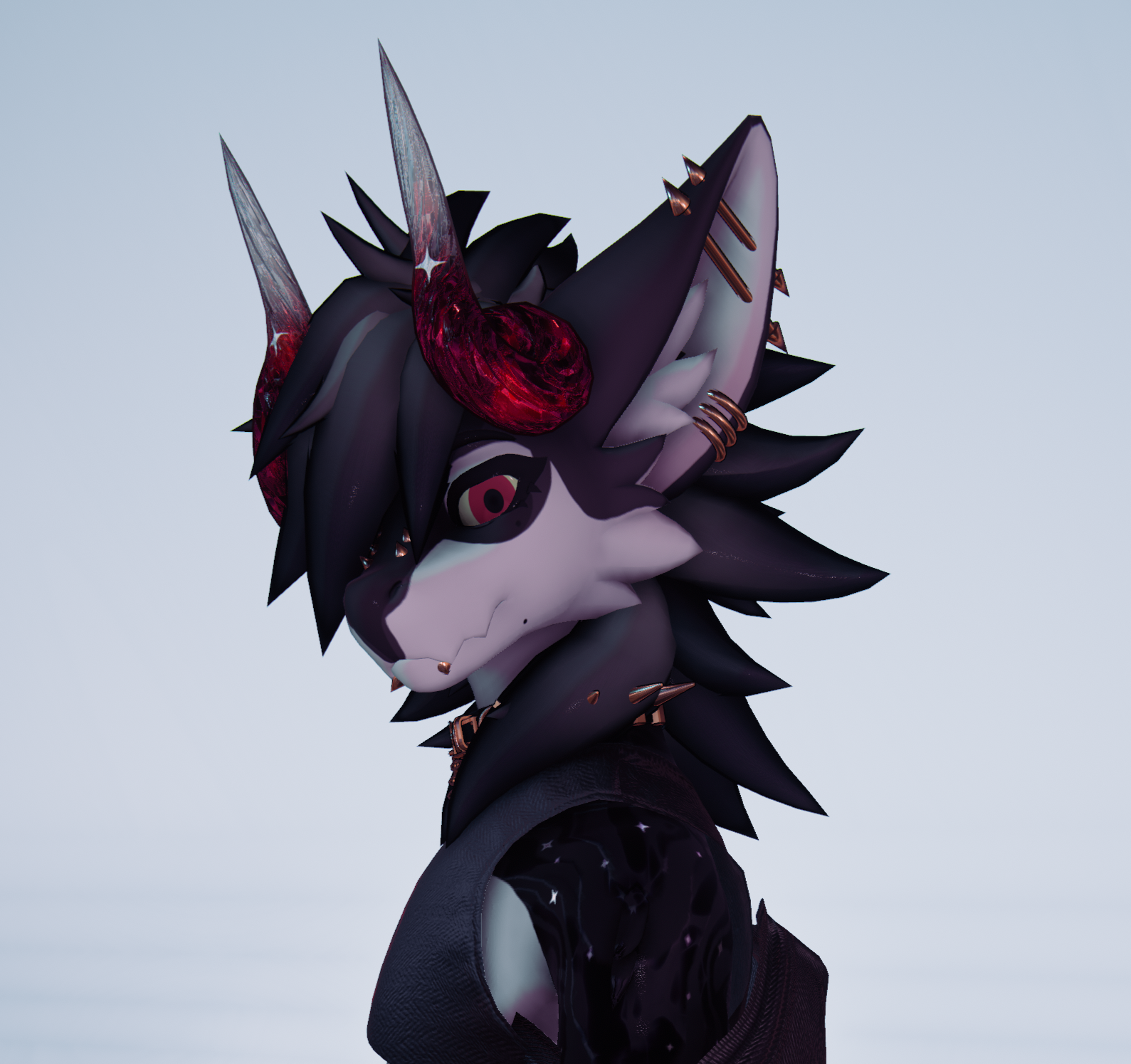 Fluffgan Crystal horns Materials