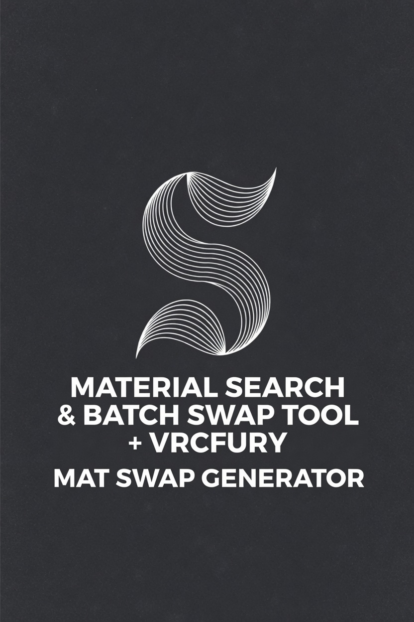 Material Search & Batch Swap Tool + VRCFury Mat Swap Generator