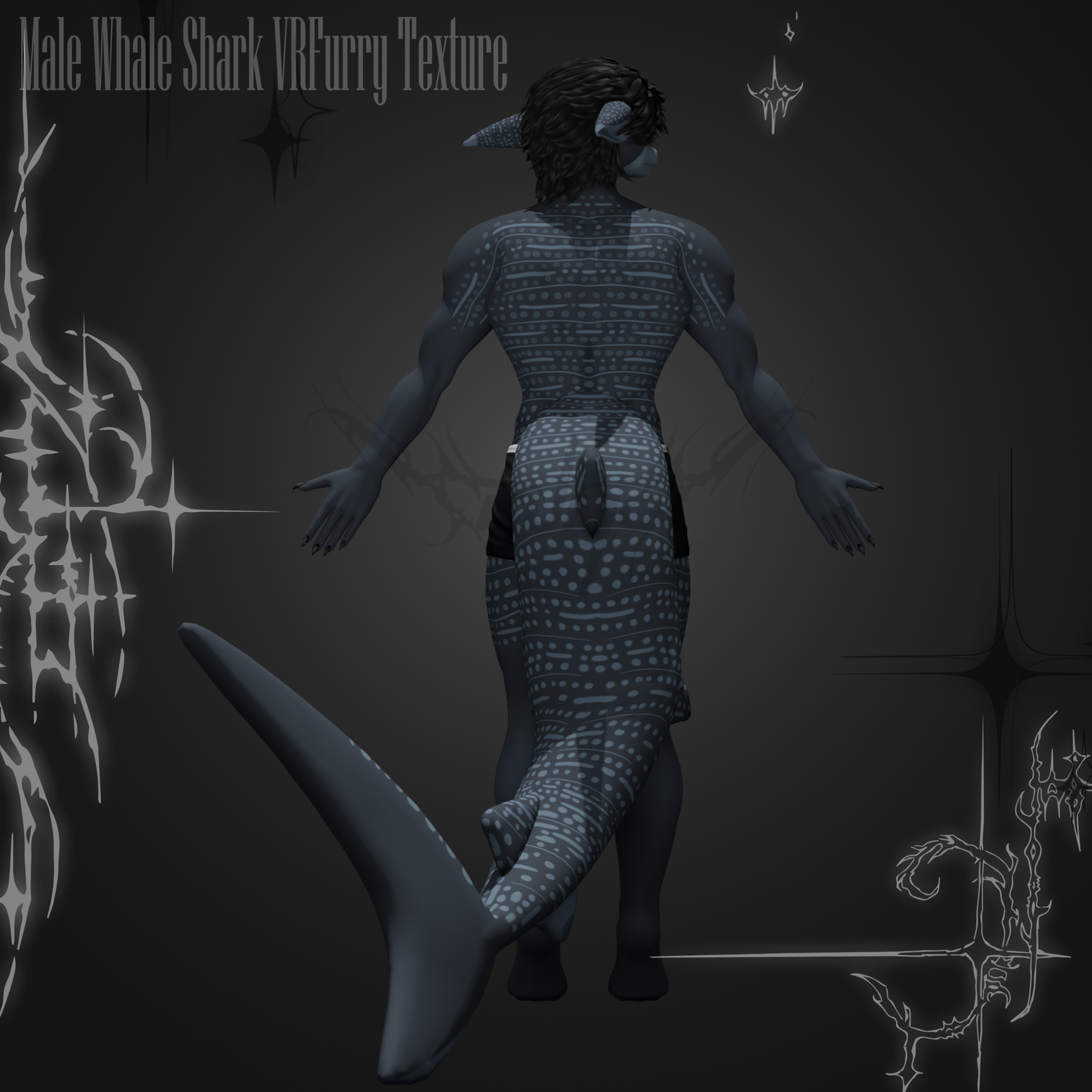 Whale Shark VRFurry  Male Texture