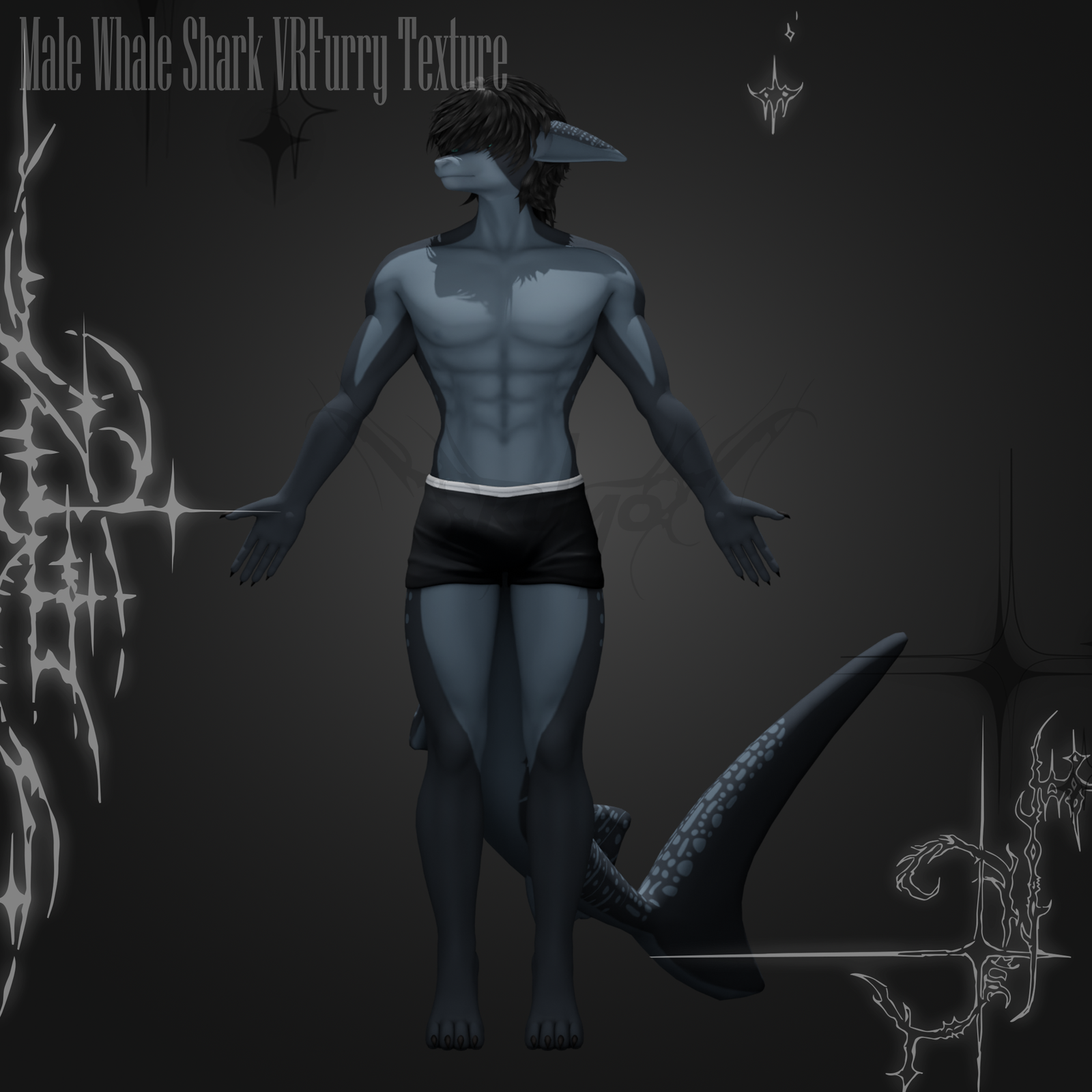 Whale Shark VRFurry  Male Texture