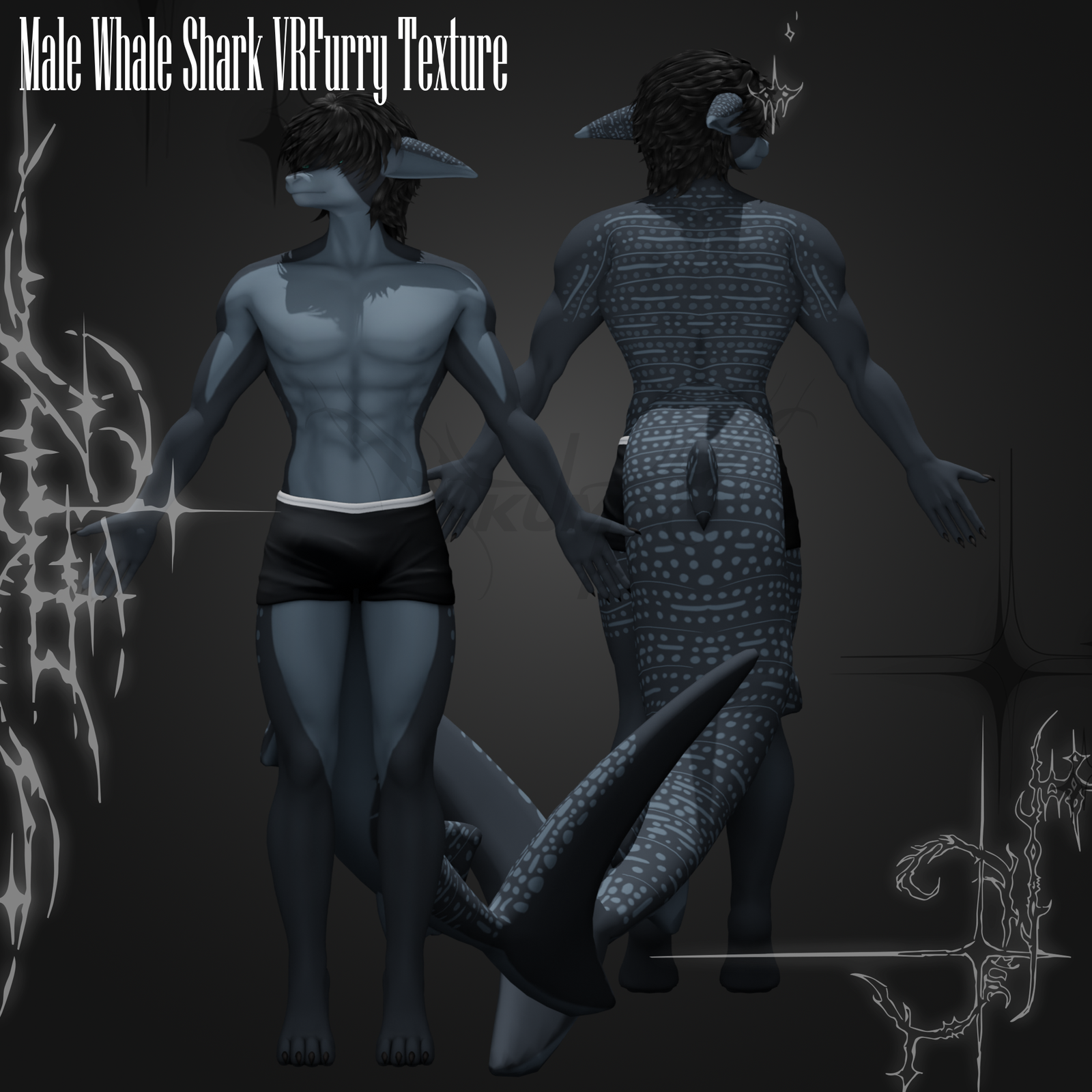 Whale Shark VRFurry  Male Texture