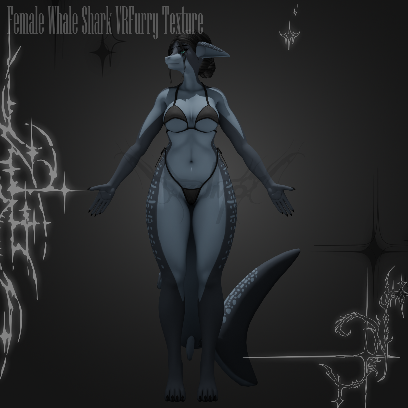 Whale Shark VRFurry  Female Texture