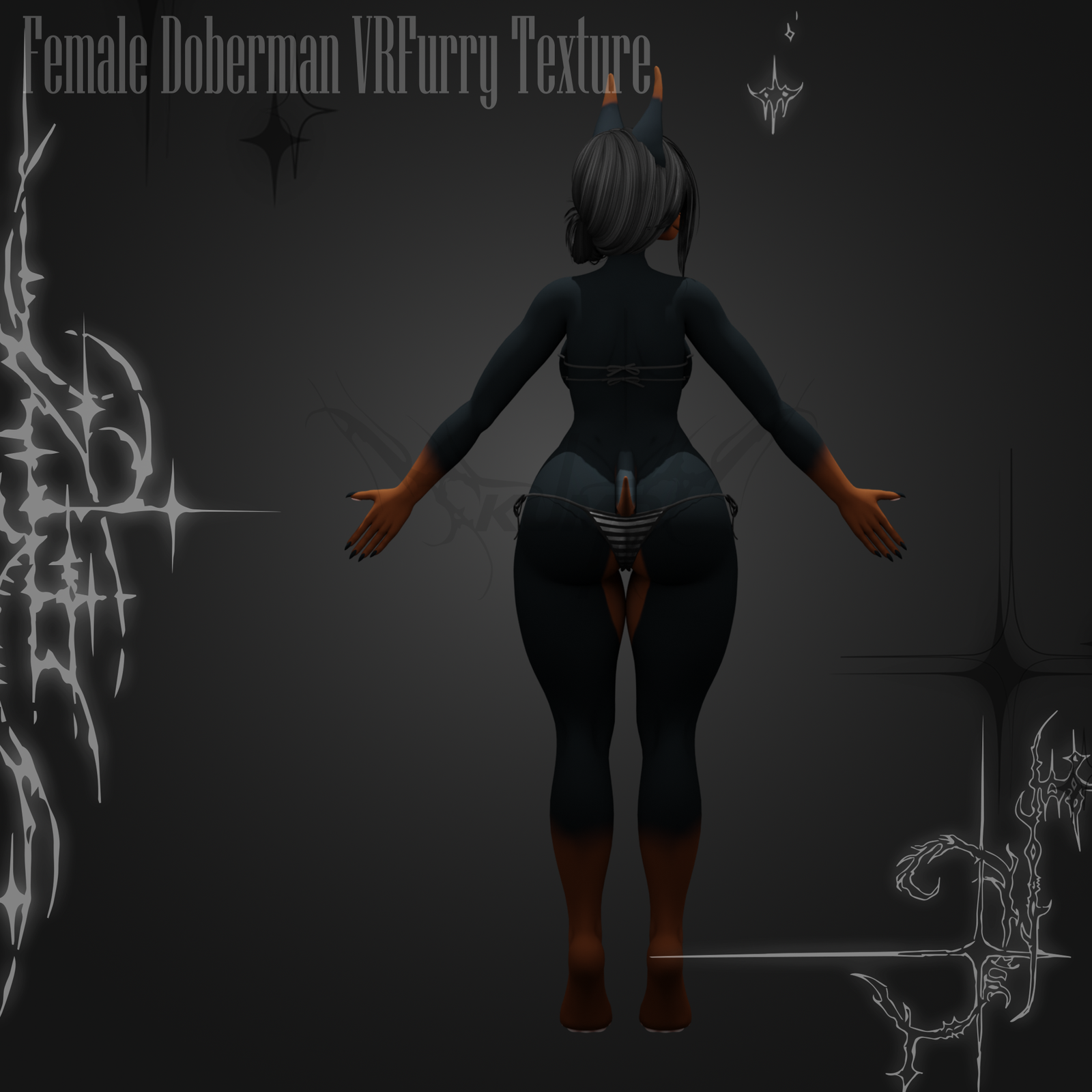 Doberman Female VRFurry Textures