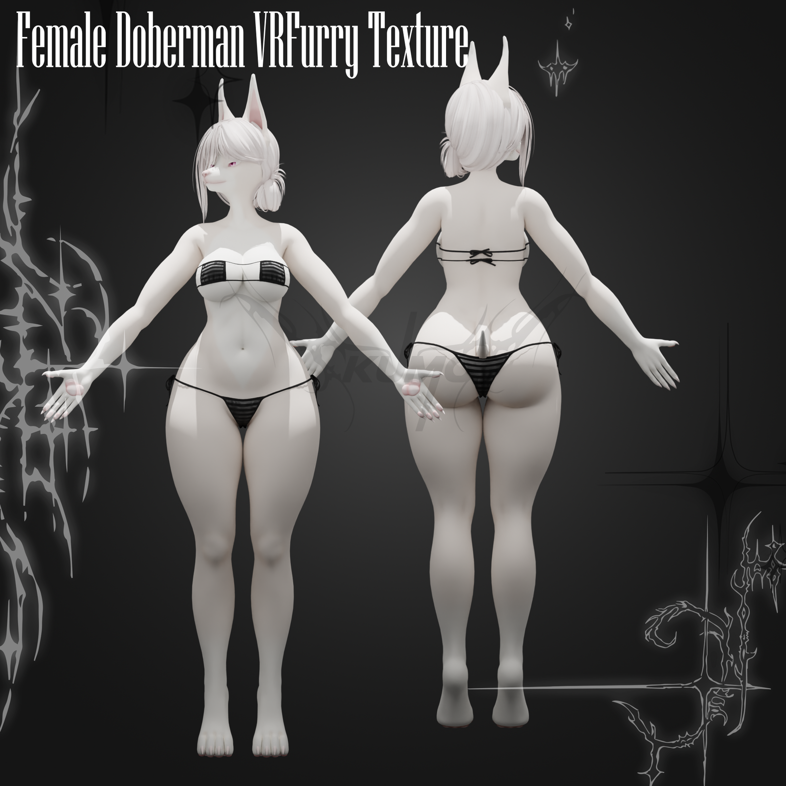 Doberman Female VRFurry Textures