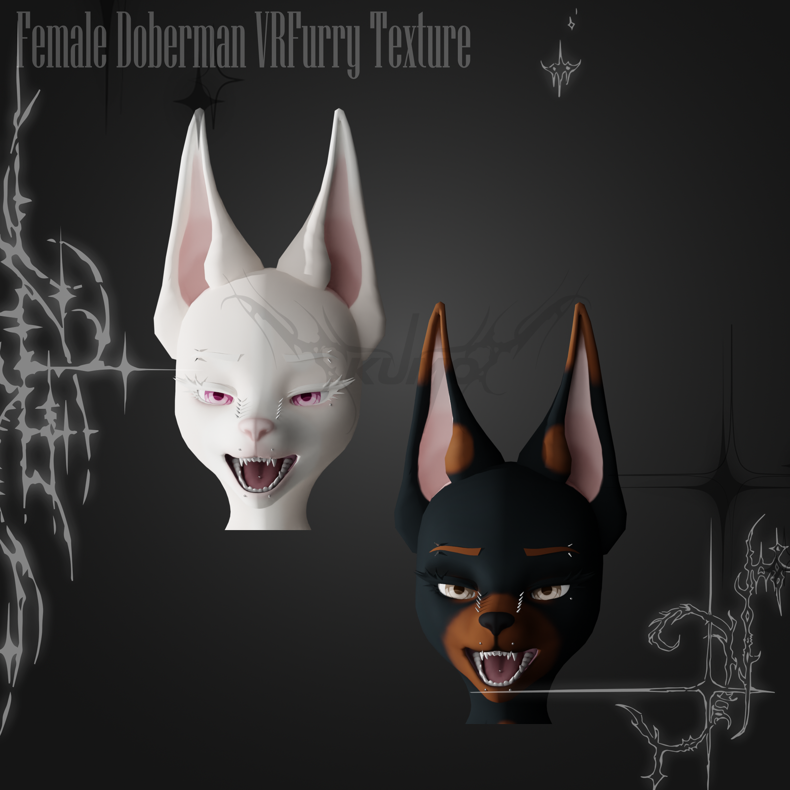 Doberman Female VRFurry Textures