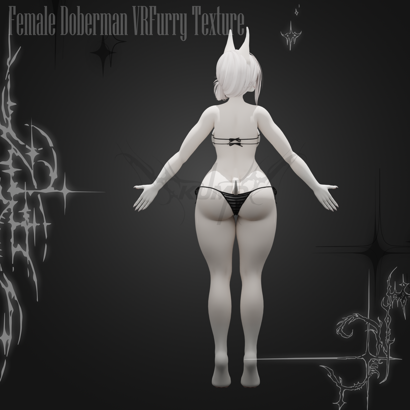 Doberman Female VRFurry Textures