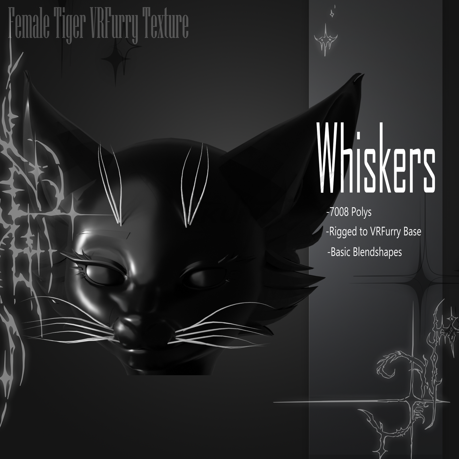 Tiger VRFurry Female Texture