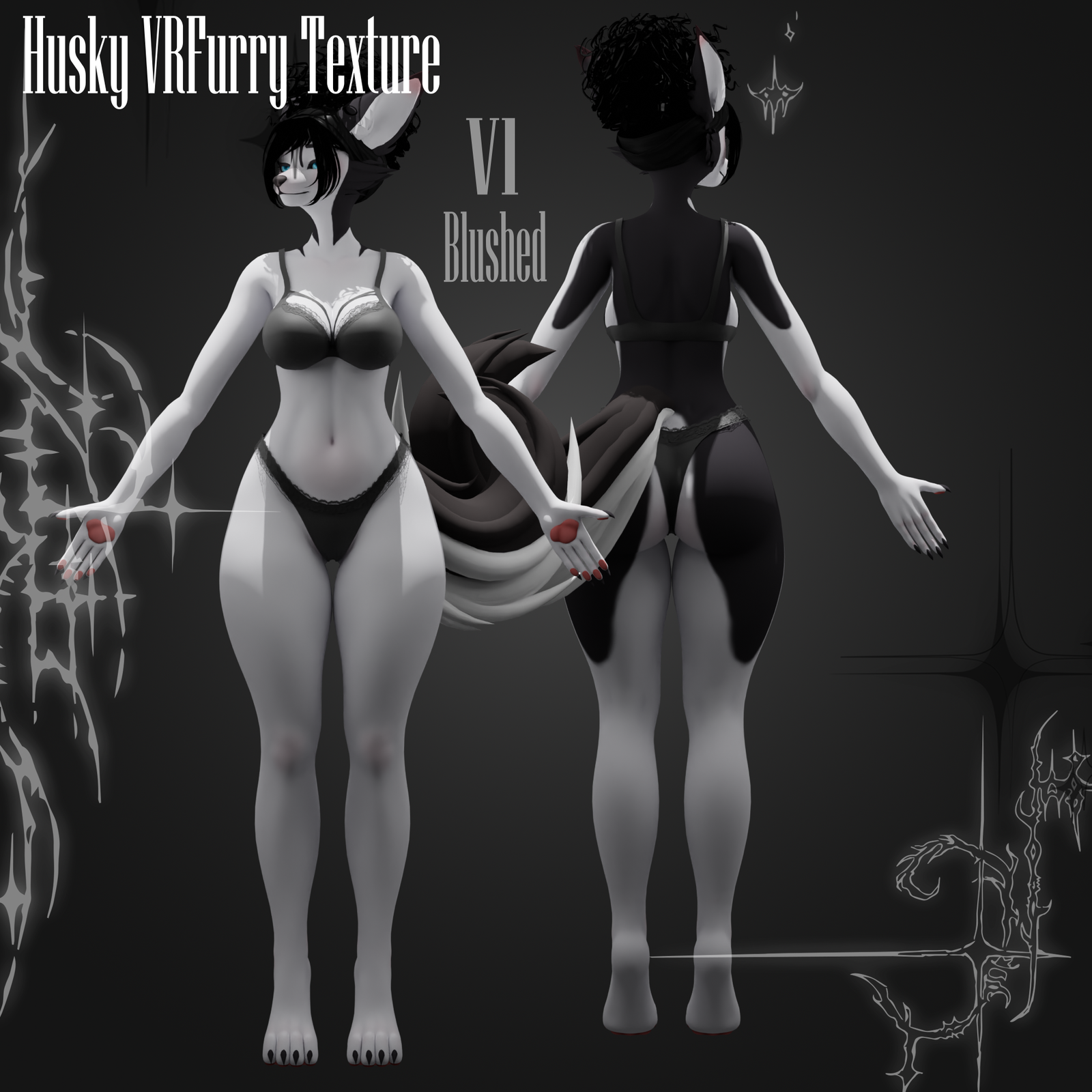 Husky VRFurry Texture