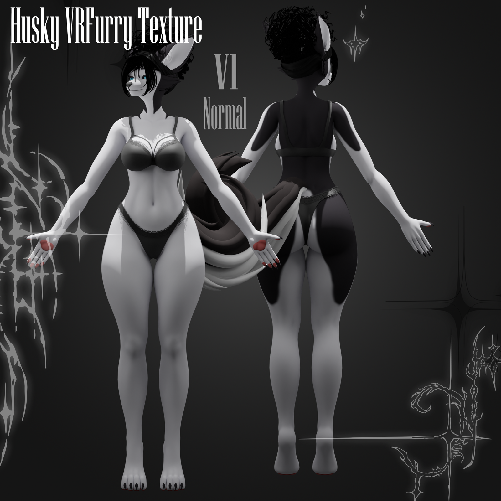 Husky VRFurry Texture