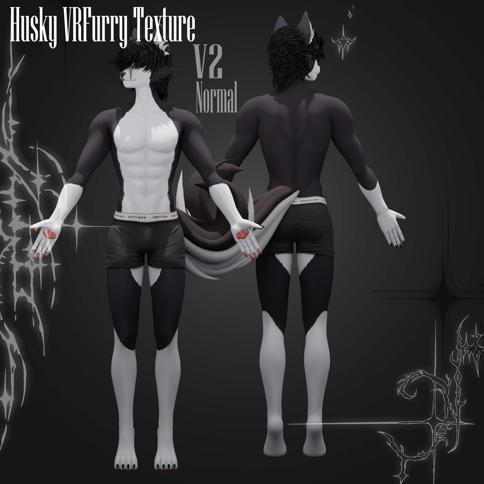 Husky VRFurry Texture