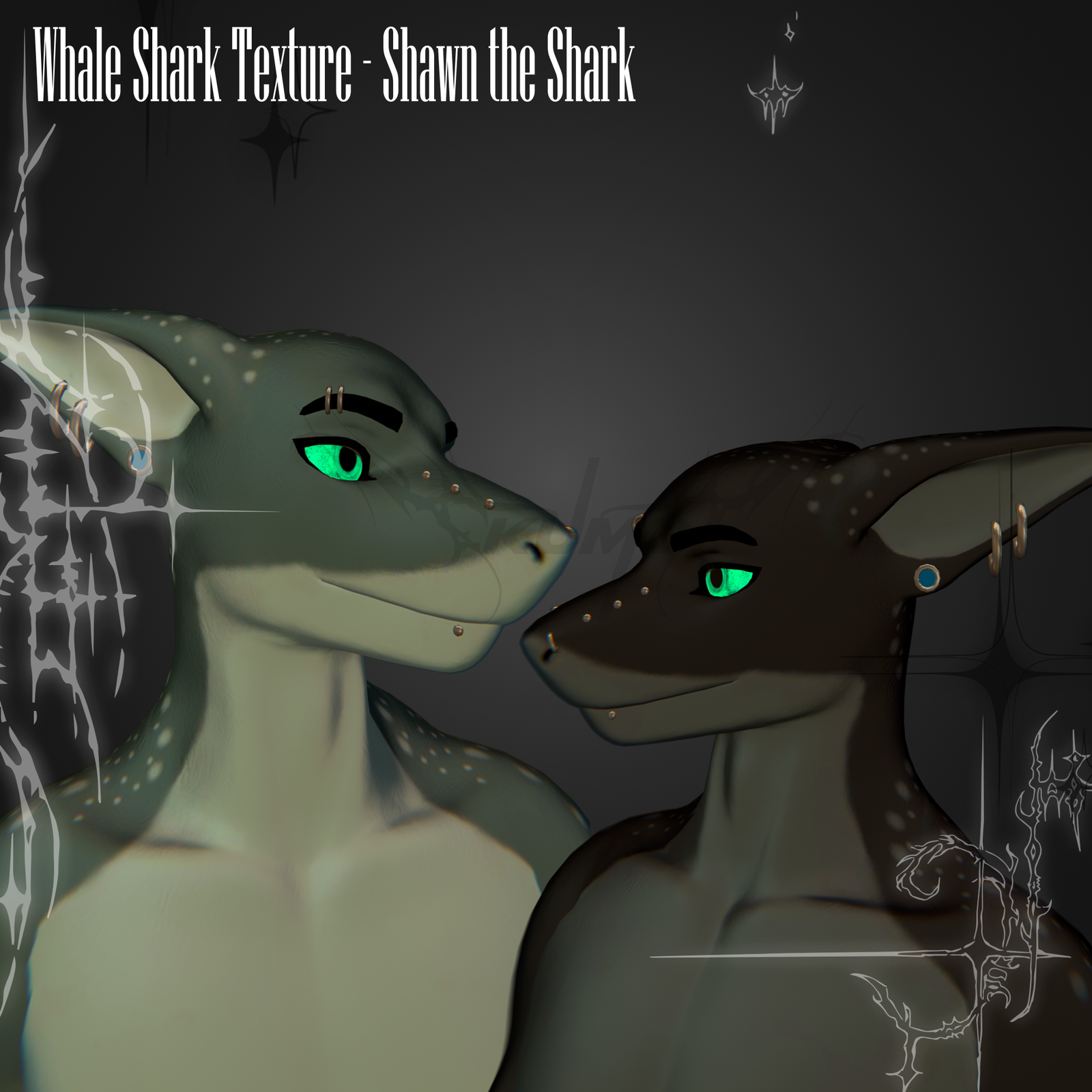 Whale Shark Texture - Shawn The Shark