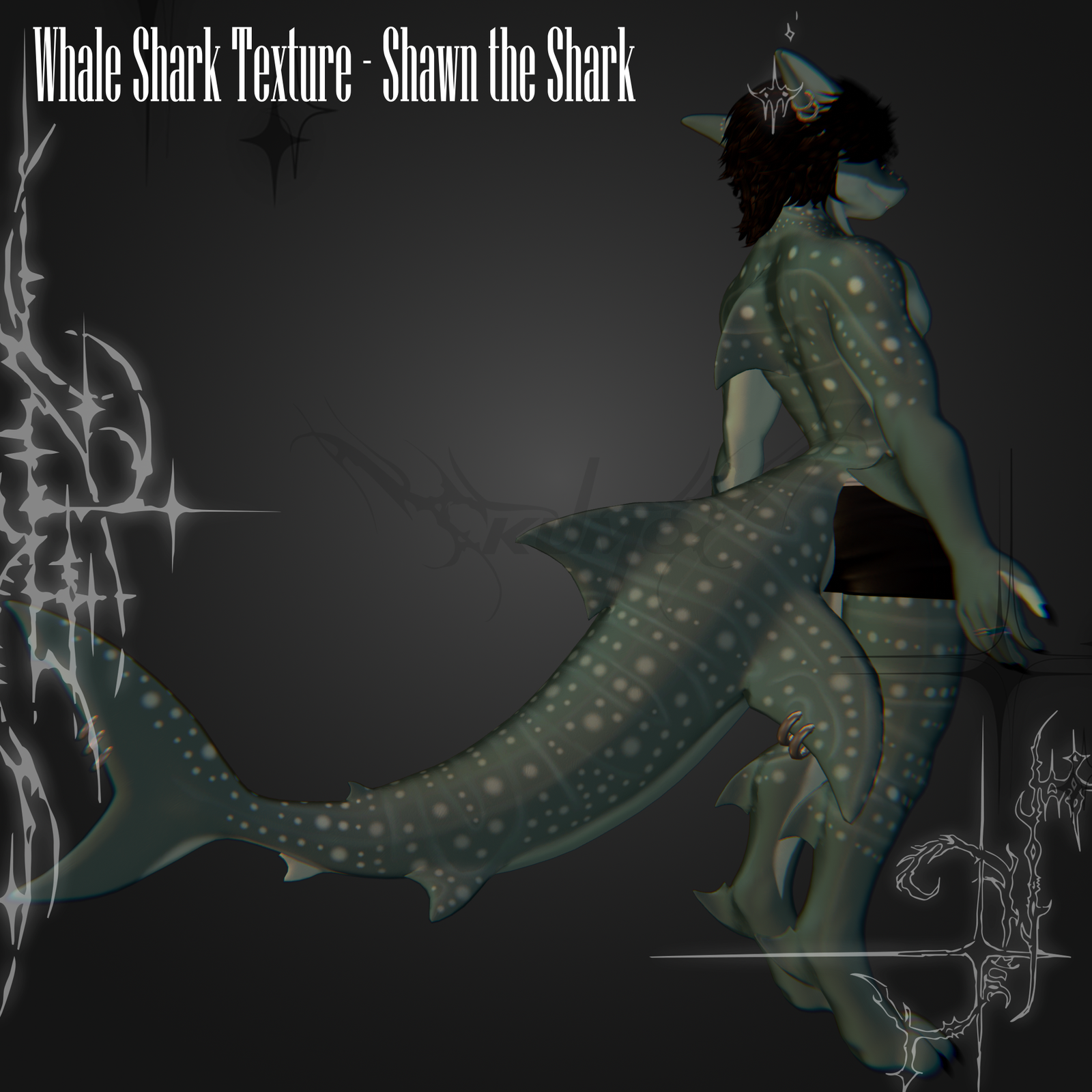 Whale Shark Texture - Shawn The Shark
