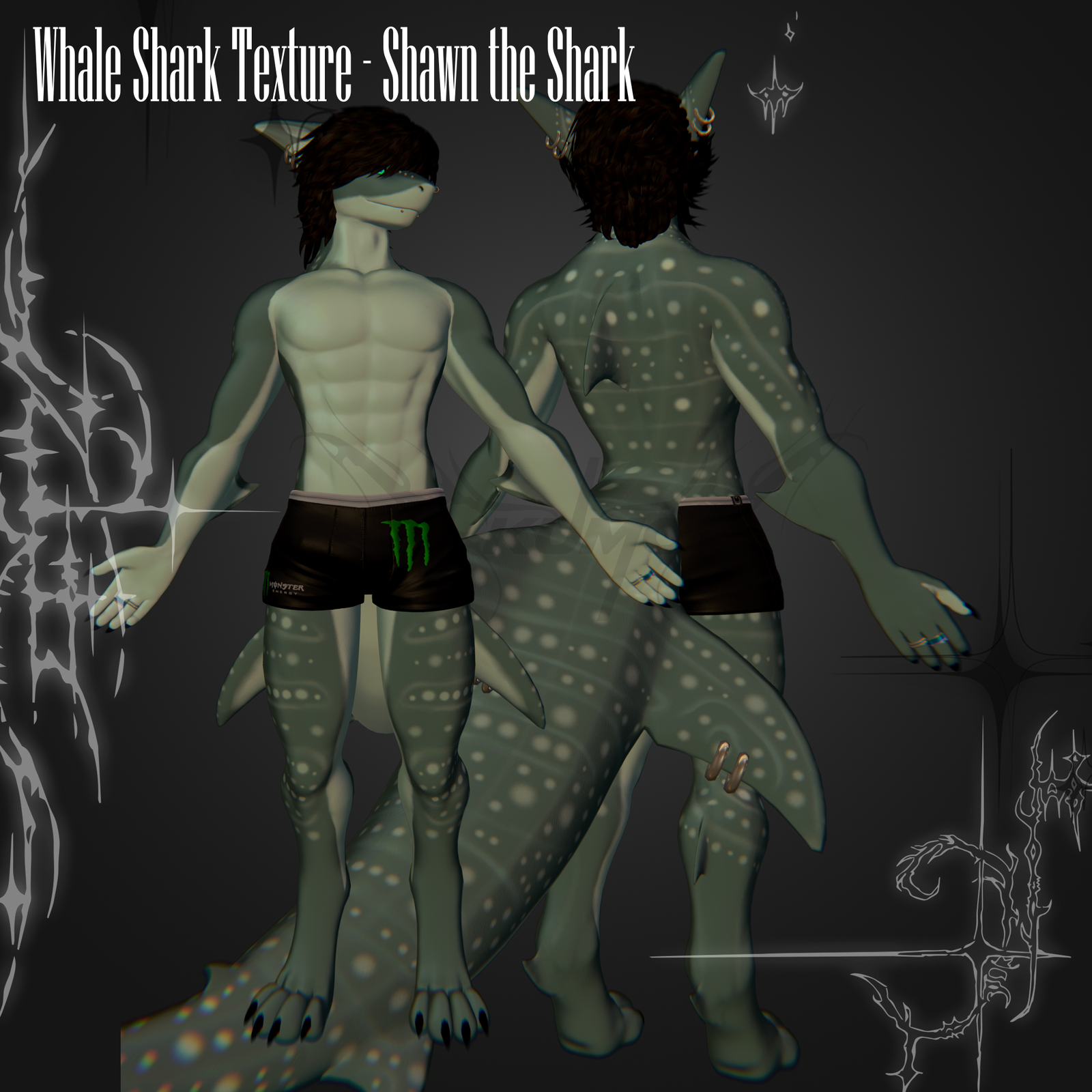 Whale Shark Texture - Shawn The Shark