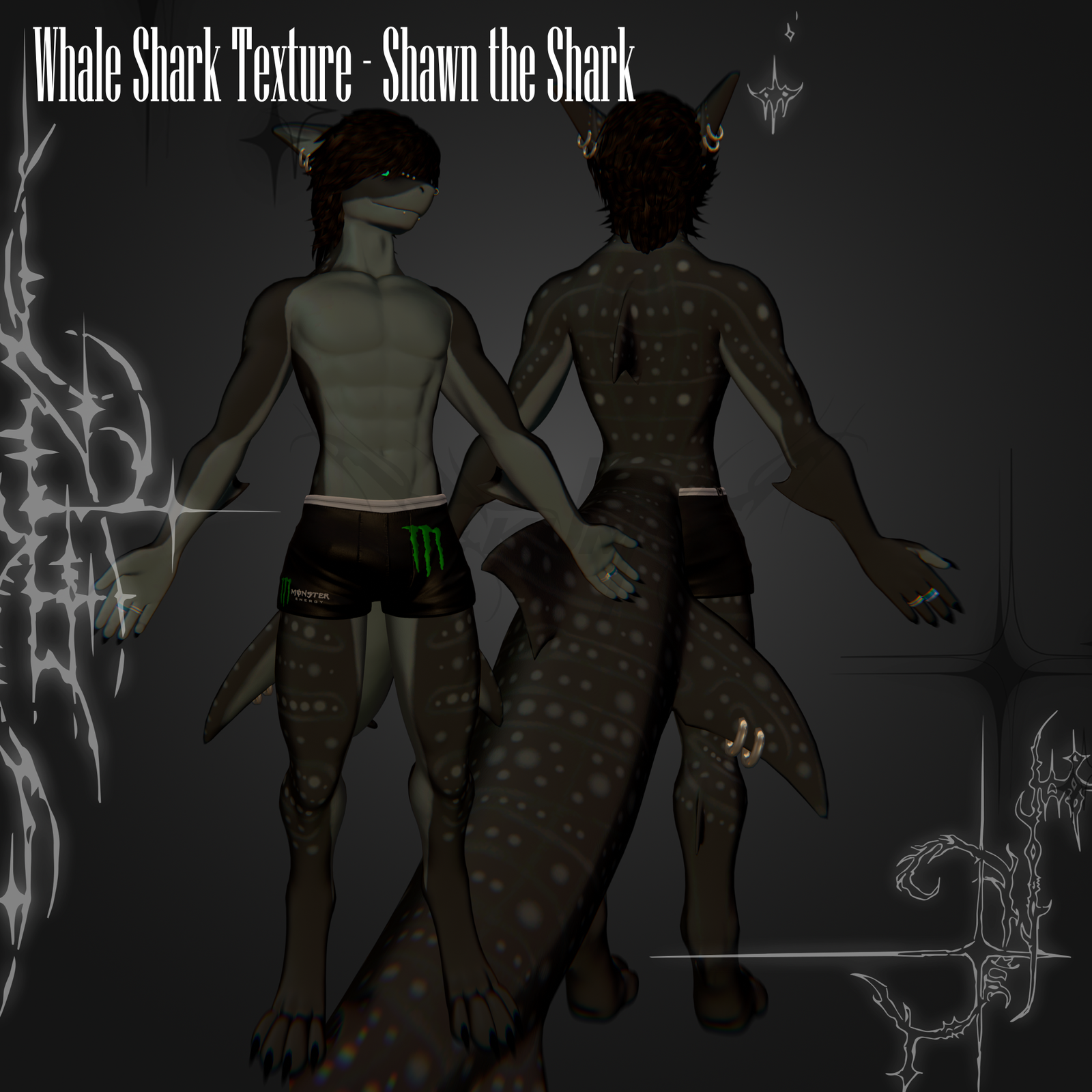 Whale Shark Texture - Shawn The Shark
