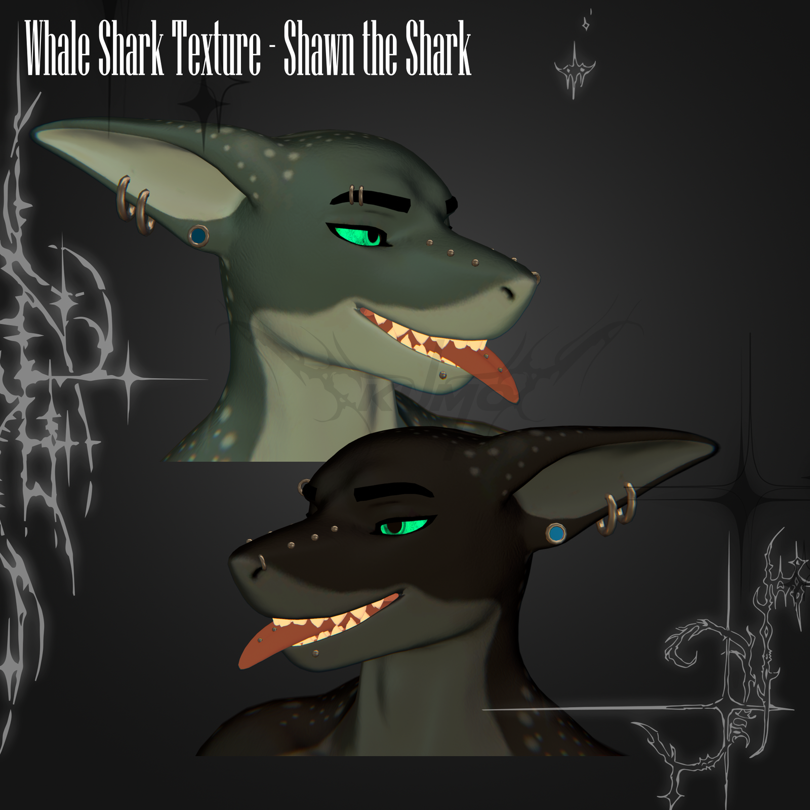 Whale Shark Texture - Shawn The Shark