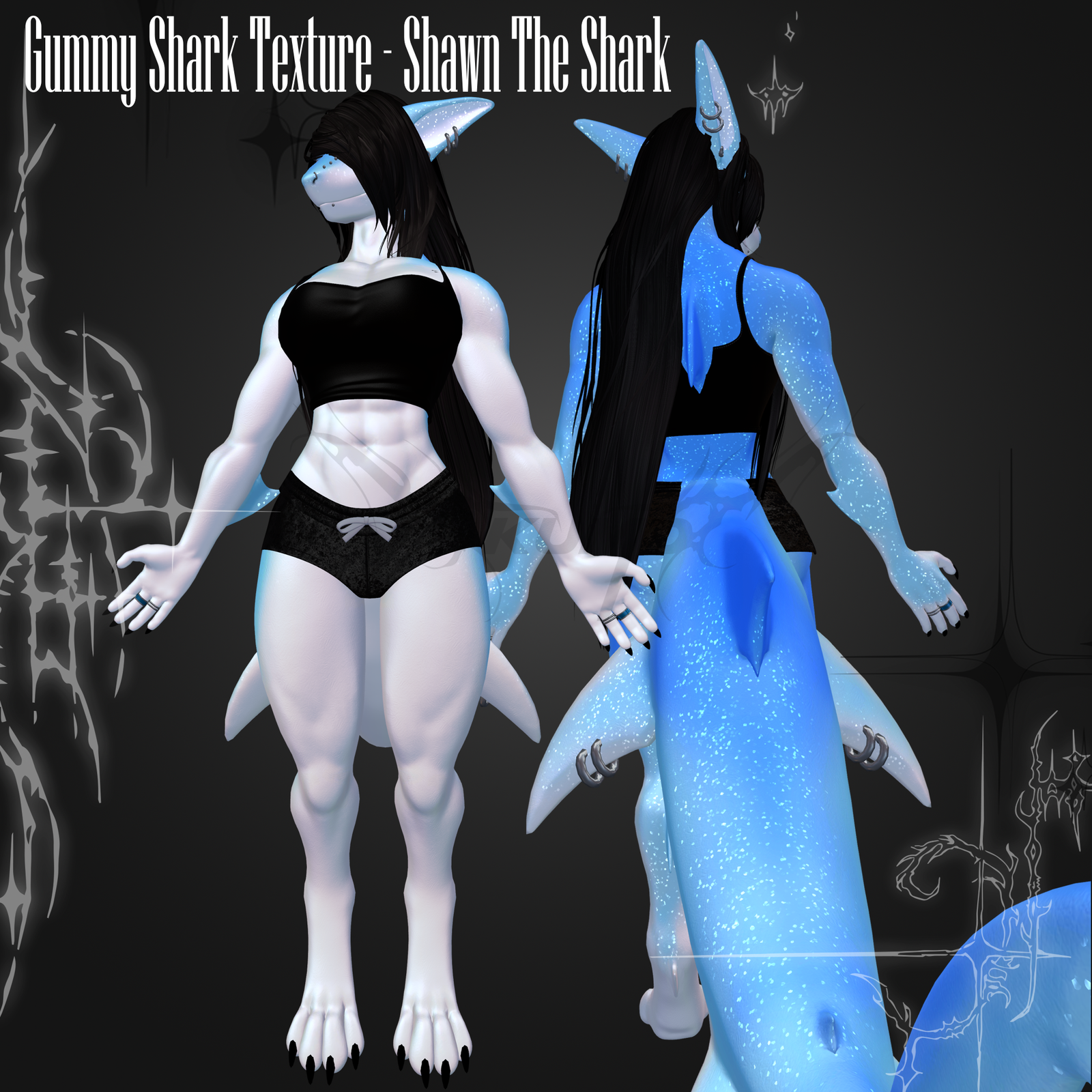 Gummy Shark Texture - Shawn The Shark