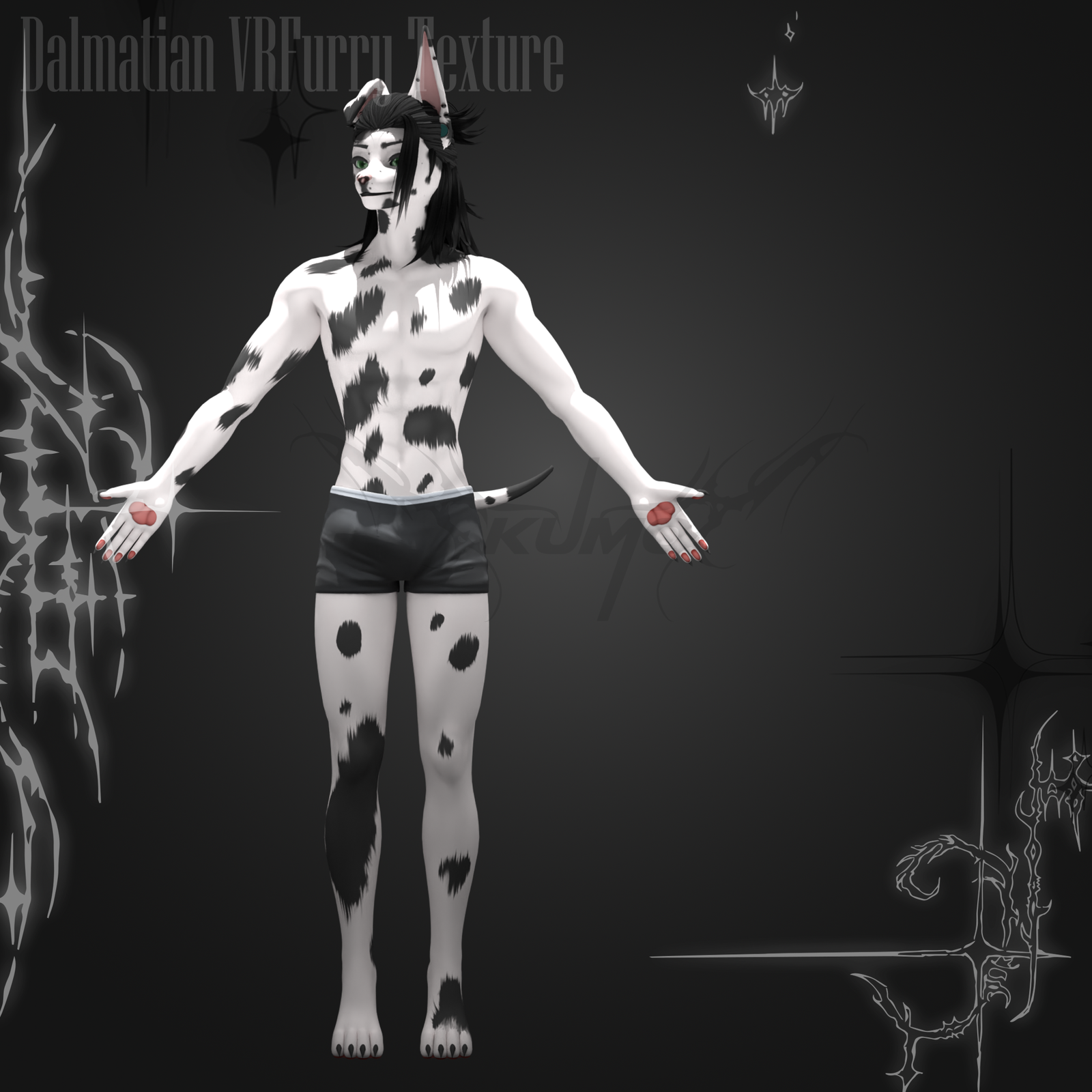 Dalmatian VRFurry Texture