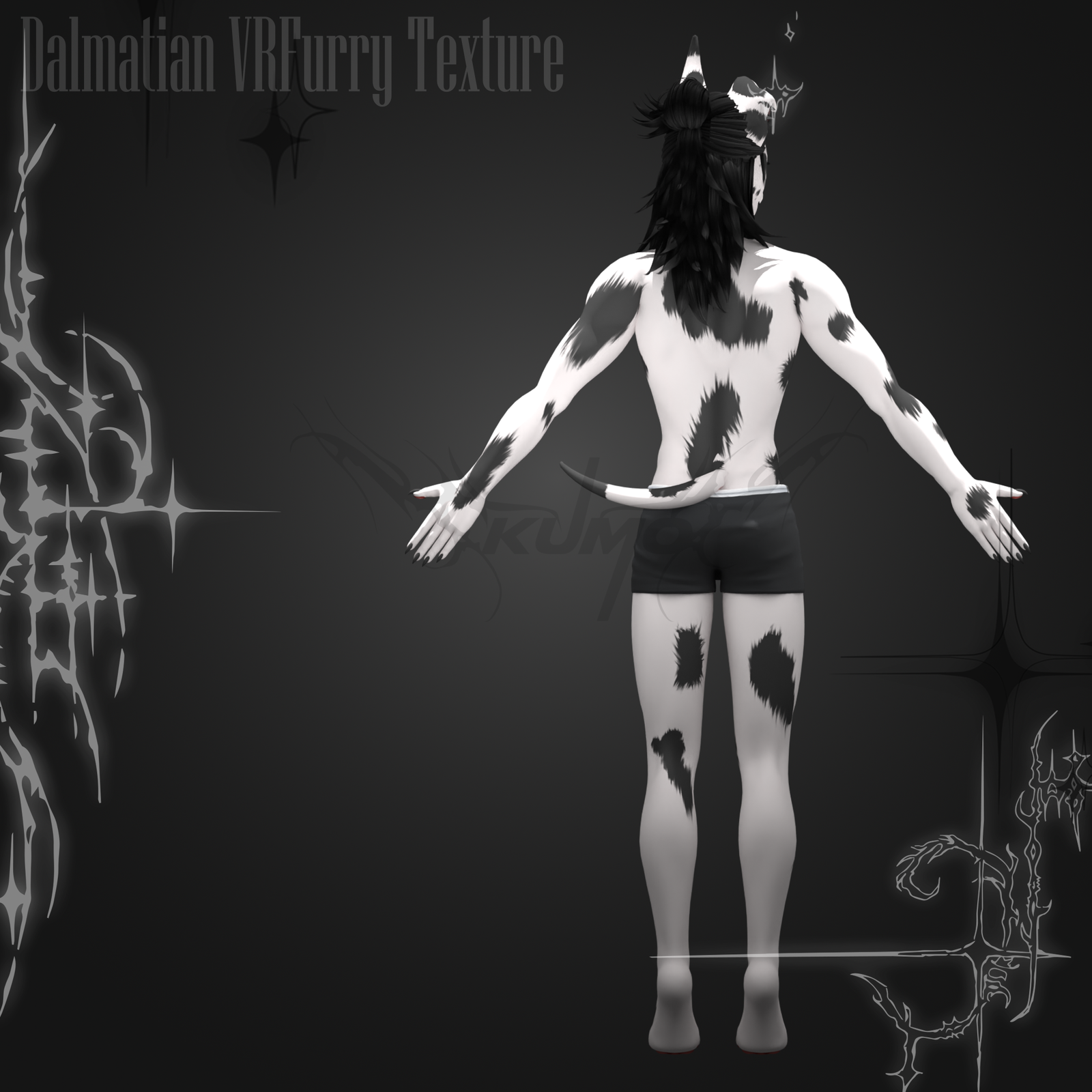 Dalmatian VRFurry Texture