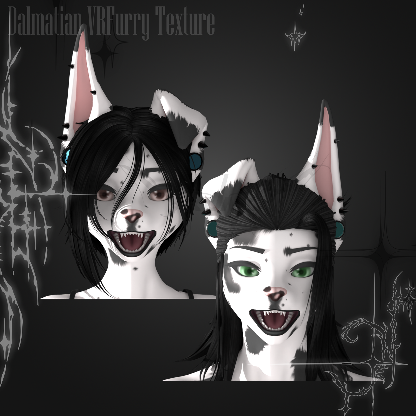Dalmatian VRFurry Texture