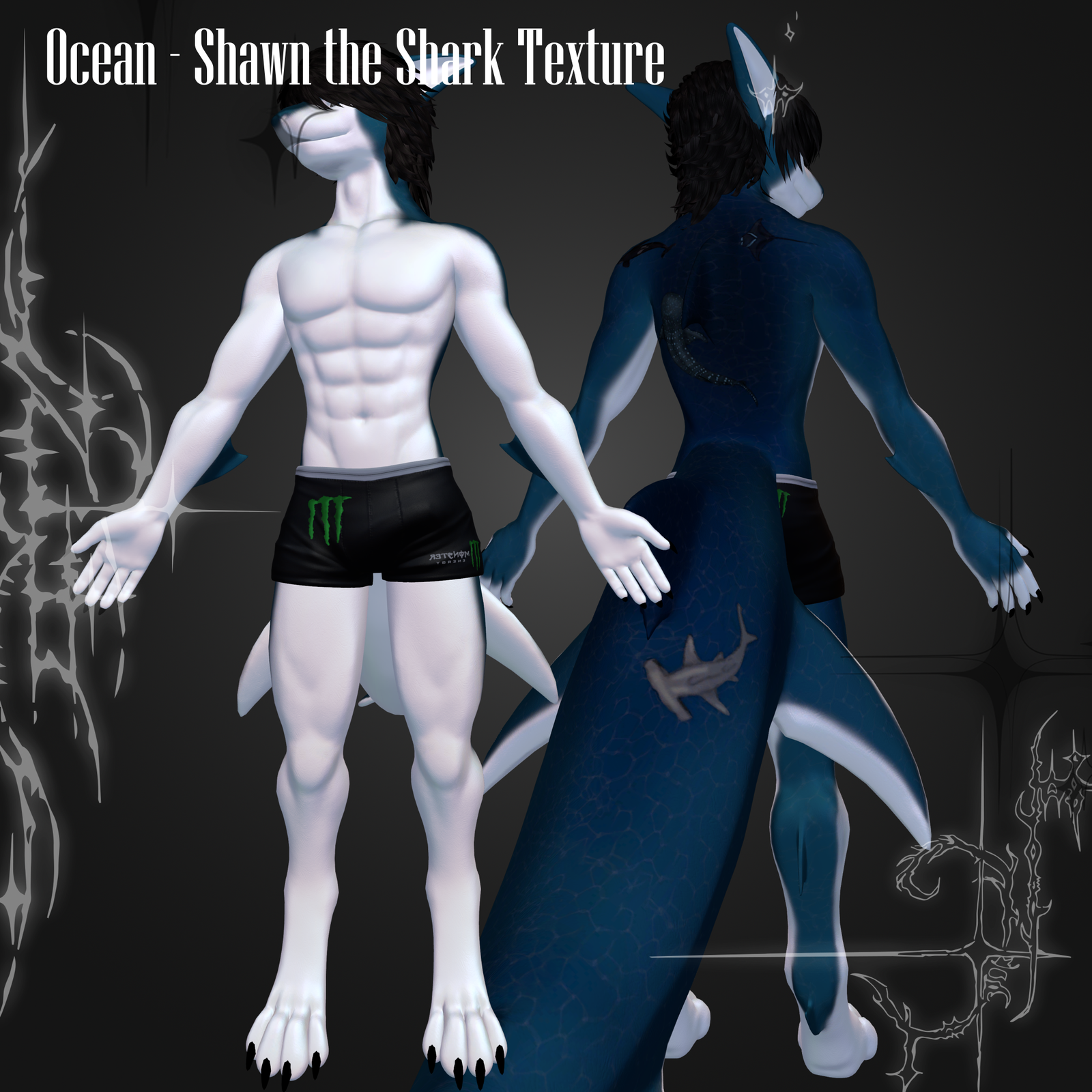 Ocean Texture- Shawn the Shark