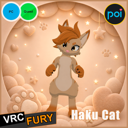 Haku Cat - VRChat Avatar