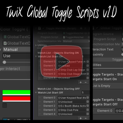 Global Toggle Scripts v1.0 - [2022.3.22f1] [VRC_3.10.3]