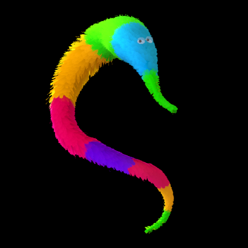 Worm on a String - VRChat Hand Puppet Avatar & Prop