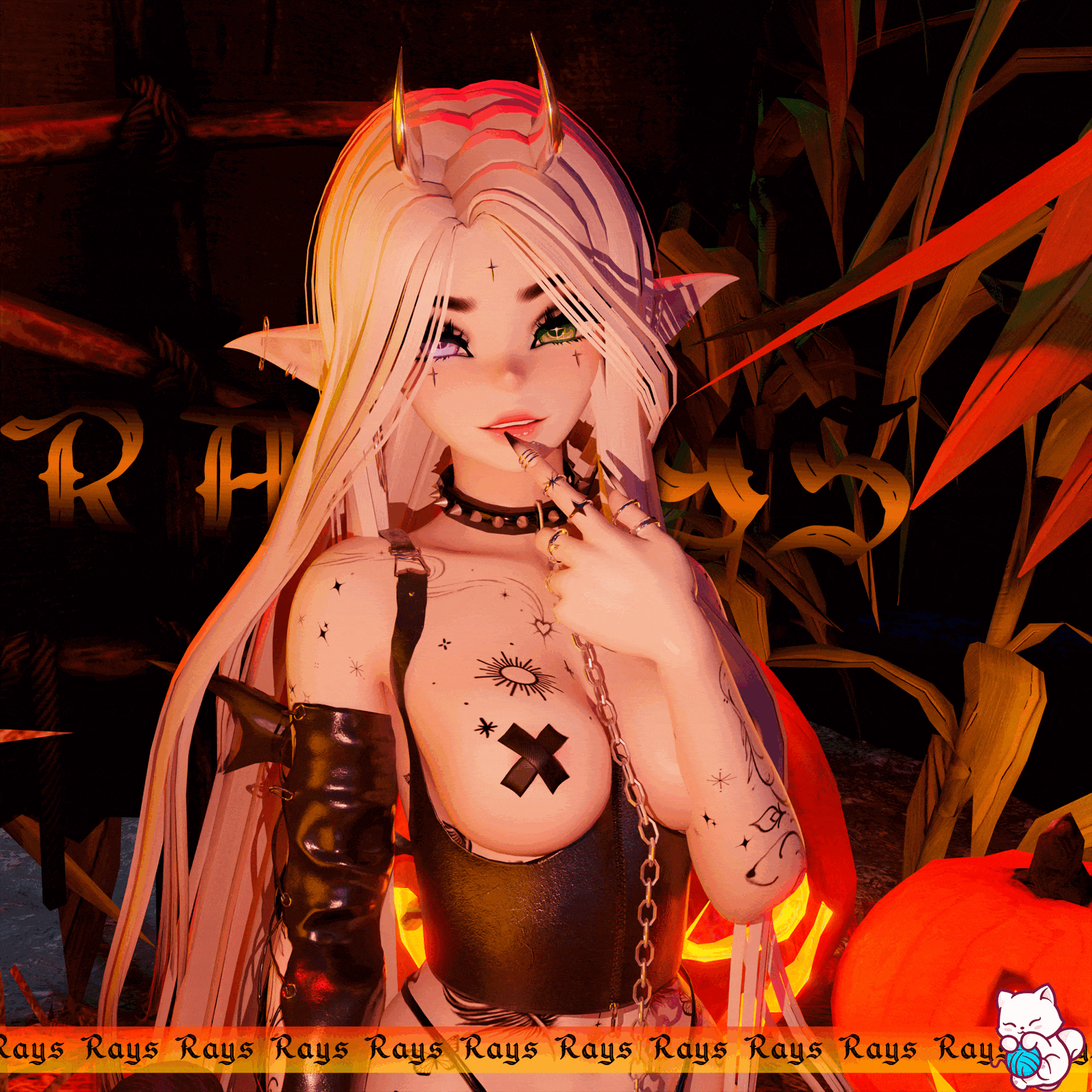 ♡ Rays [FREE in server] | Halloween