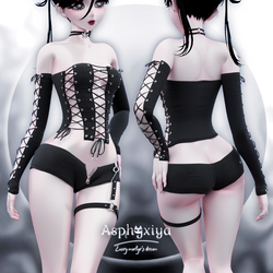 Leather Lace Corset