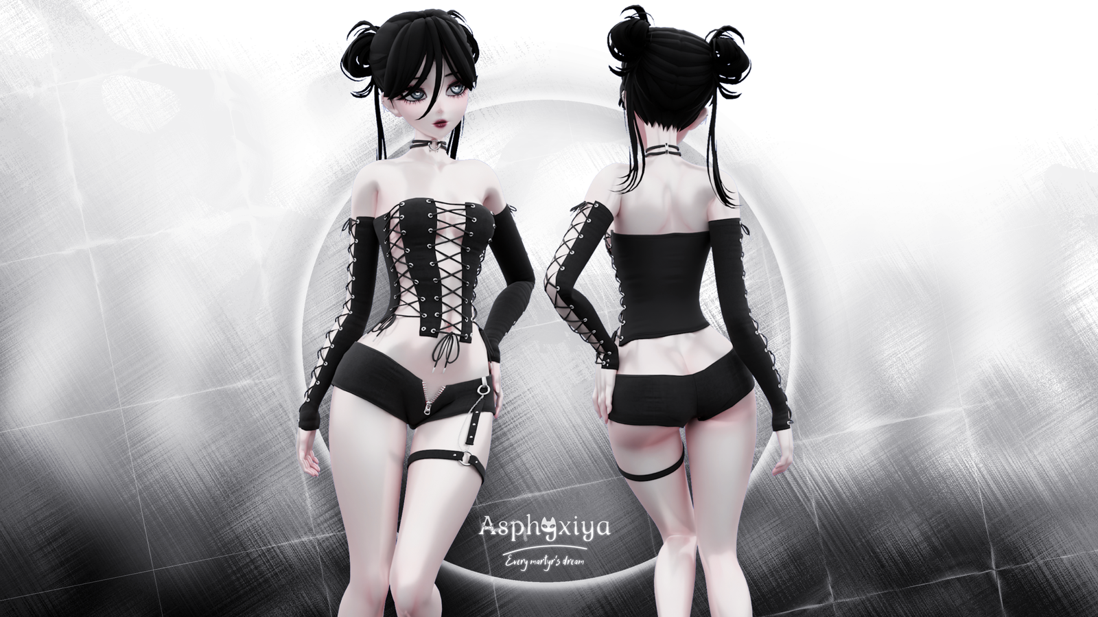 Leather Lace Corset