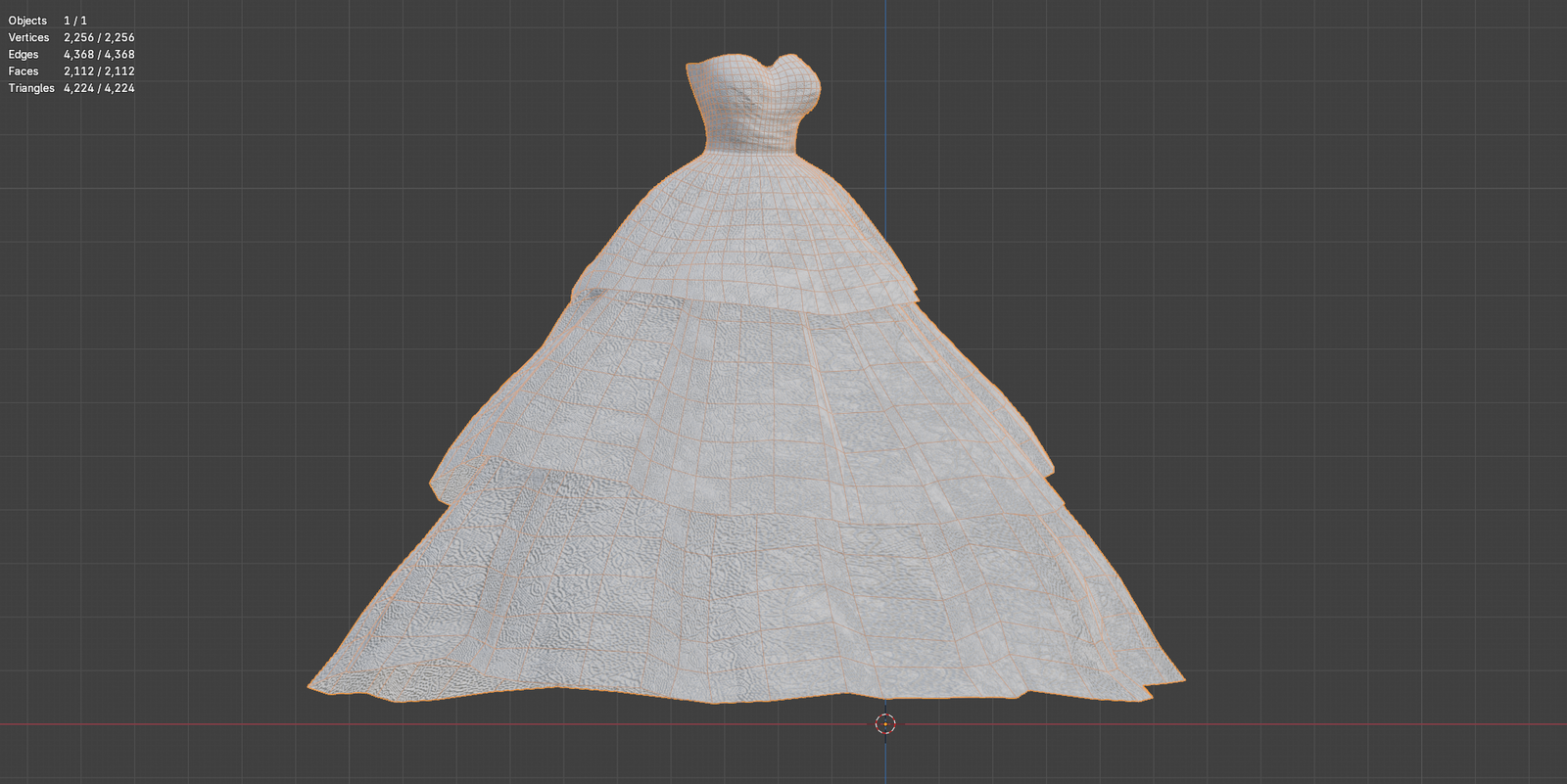 Layered Gown  ||  VrBase, SlimFit  -  Nitro Free