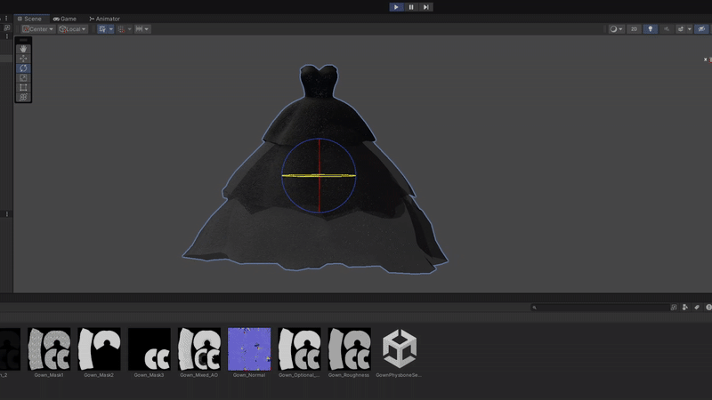 Layered Gown  ||  VrBase, SlimFit  -  Nitro Free