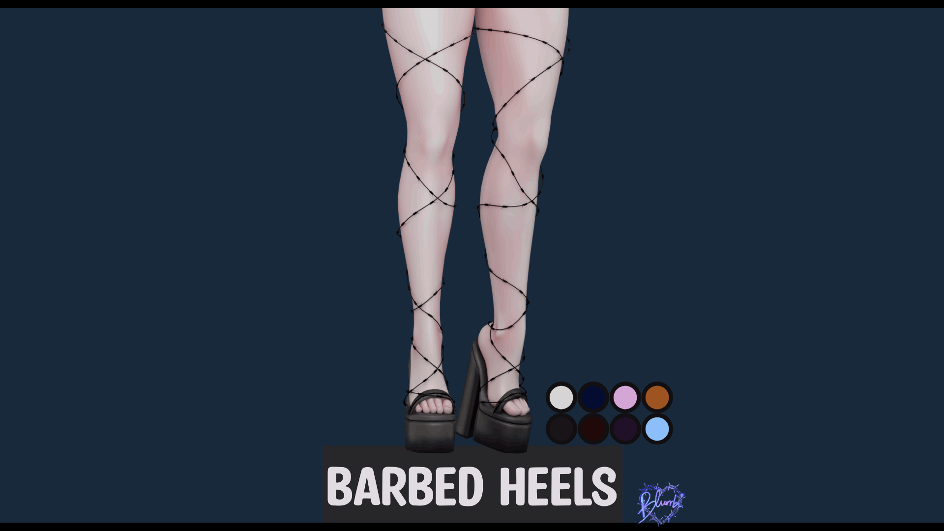 Barbed Heels | VrBase, SlimFit | Nitro Free