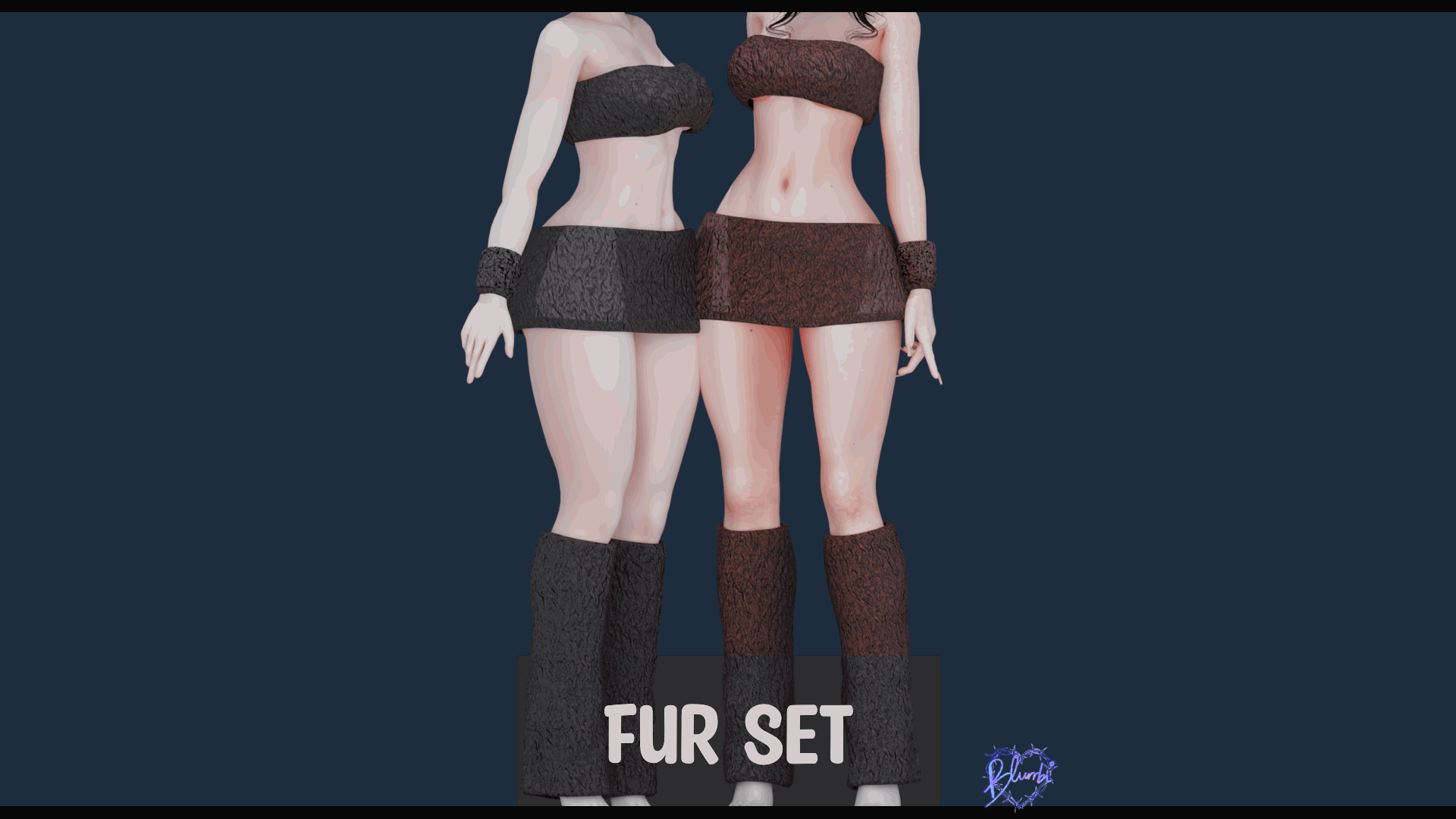 Fur Set  |  VrBase, SlimFit, Zinfit