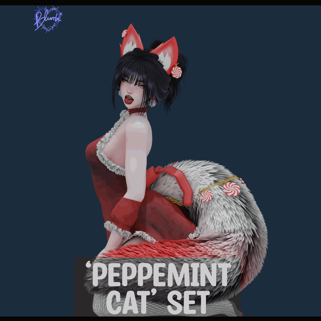 'Peppermint Cat' Set