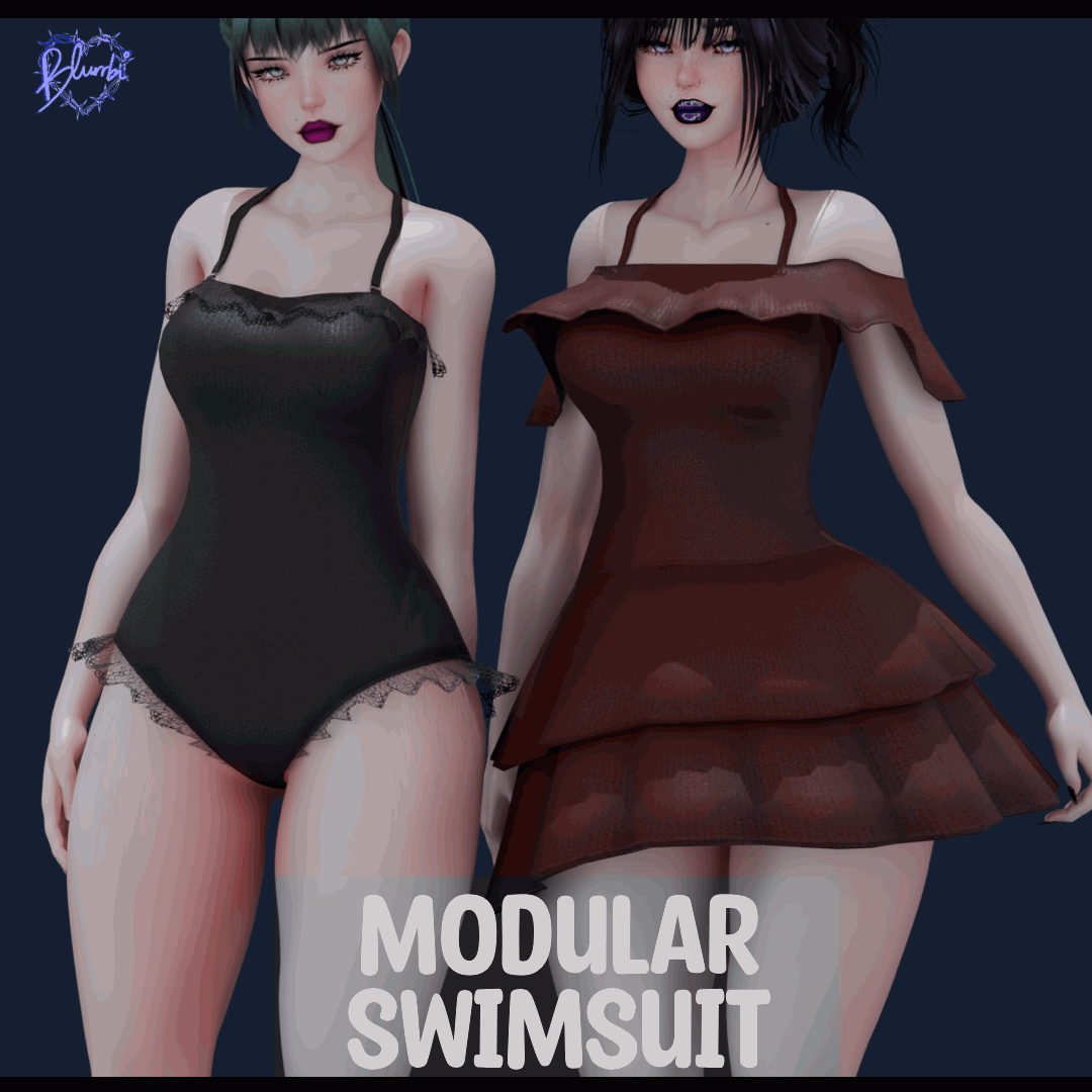 Modular Swimsuit  |  VrBase, SlimFit, Luxa