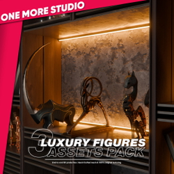 3 Luxury Figures Assets Pack | ONE MORE STUDIO