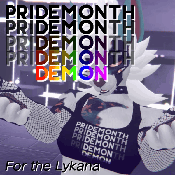 Pri[DEMON]th | Pride Month Shirt Textures for the Lykana (FREE!)