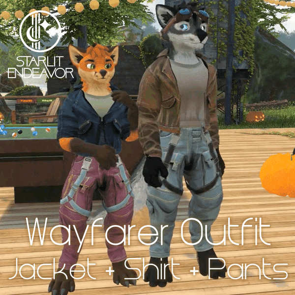 Wayfarer Outfit - Shirt + Jacket + Pants - VRChat Clothing