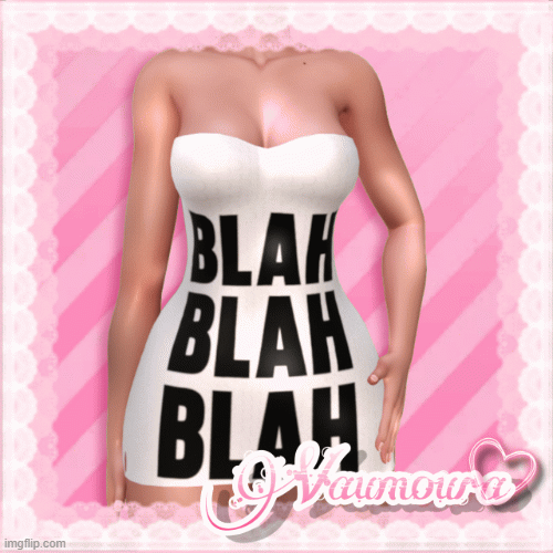 Blah Dress [FIT, RP & E-GIRL]