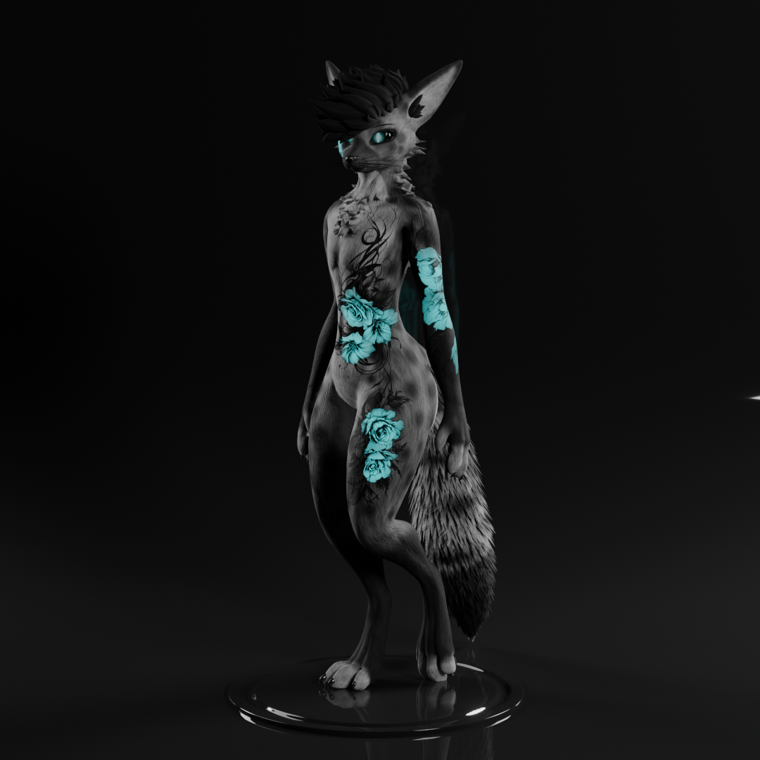 Flower Hyena - Rexouium Texture