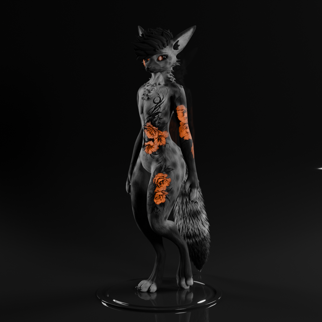 Flower Hyena - Rexouium Texture
