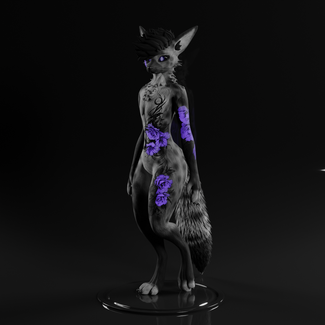 Flower Hyena - Rexouium Texture