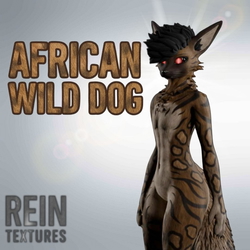 African Wild Dog - Rexouium Texture